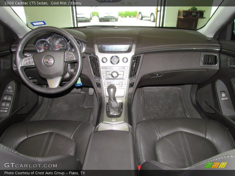 Gold Mist / Ebony 2009 Cadillac CTS Sedan