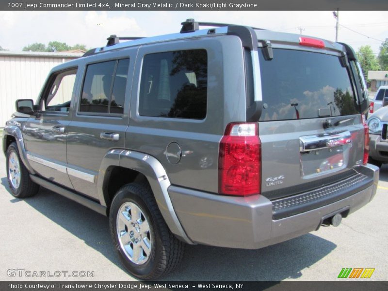 Mineral Gray Metallic / Dark Khaki/Light Graystone 2007 Jeep Commander Limited 4x4