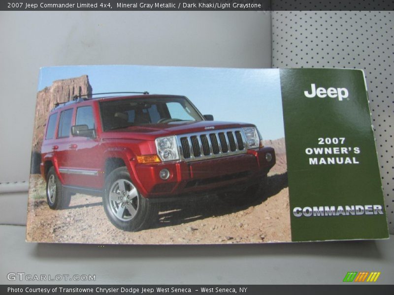 Mineral Gray Metallic / Dark Khaki/Light Graystone 2007 Jeep Commander Limited 4x4