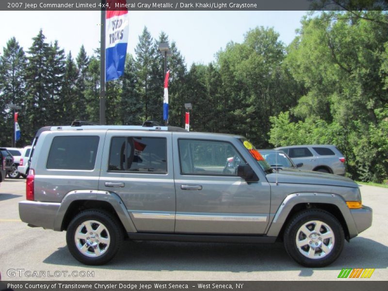 Mineral Gray Metallic / Dark Khaki/Light Graystone 2007 Jeep Commander Limited 4x4