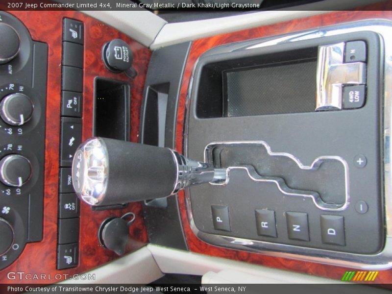 Mineral Gray Metallic / Dark Khaki/Light Graystone 2007 Jeep Commander Limited 4x4