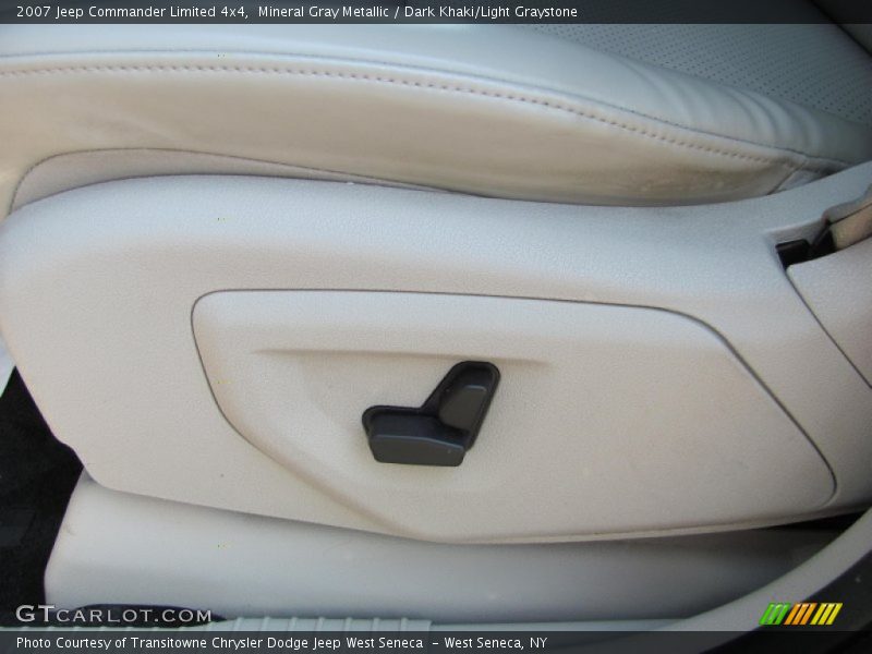 Mineral Gray Metallic / Dark Khaki/Light Graystone 2007 Jeep Commander Limited 4x4