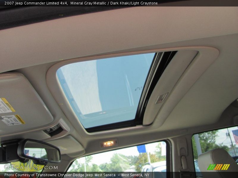 Mineral Gray Metallic / Dark Khaki/Light Graystone 2007 Jeep Commander Limited 4x4