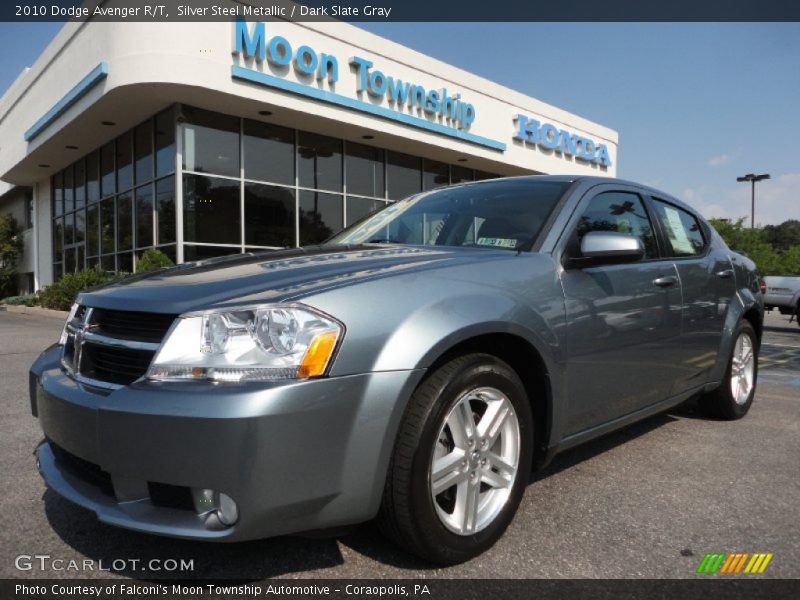 Silver Steel Metallic / Dark Slate Gray 2010 Dodge Avenger R/T