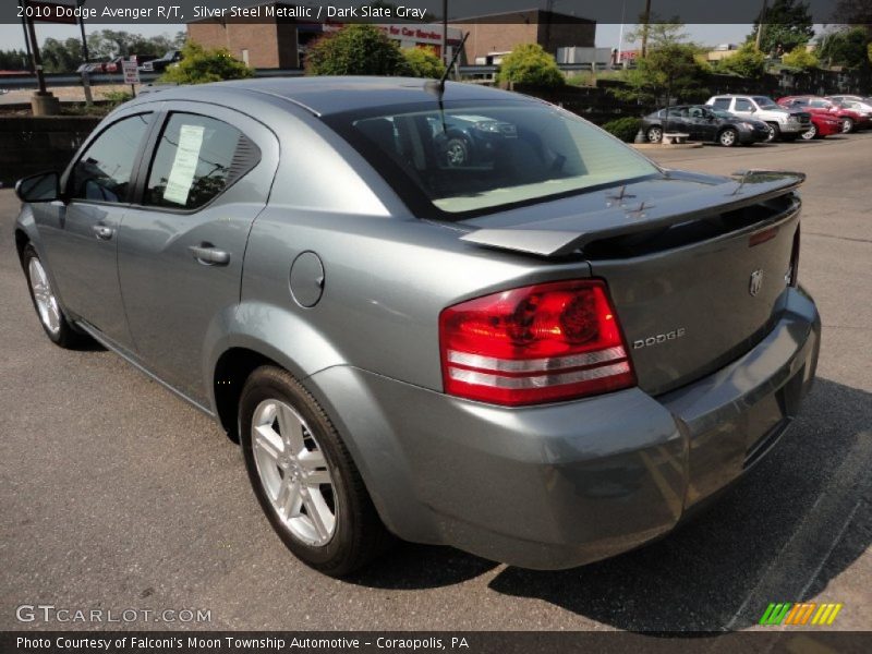 Silver Steel Metallic / Dark Slate Gray 2010 Dodge Avenger R/T