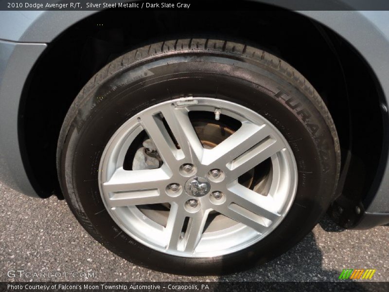 Silver Steel Metallic / Dark Slate Gray 2010 Dodge Avenger R/T
