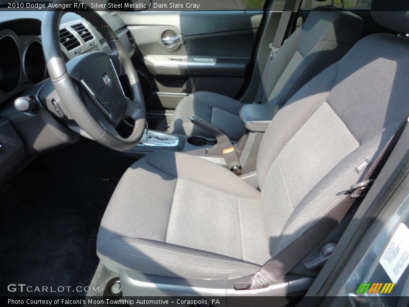 Silver Steel Metallic / Dark Slate Gray 2010 Dodge Avenger R/T
