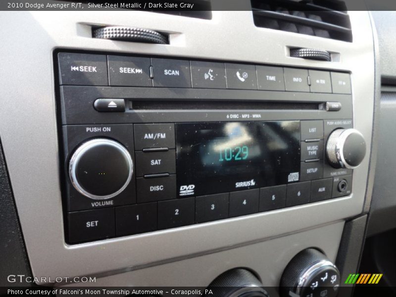 Silver Steel Metallic / Dark Slate Gray 2010 Dodge Avenger R/T