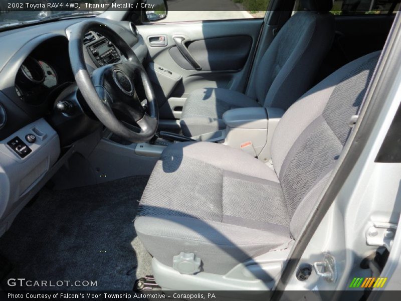 Titanium Metallic / Gray 2002 Toyota RAV4 4WD
