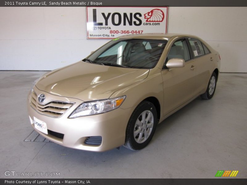 Sandy Beach Metallic / Bisque 2011 Toyota Camry LE