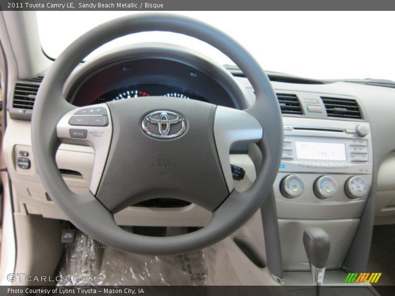 Sandy Beach Metallic / Bisque 2011 Toyota Camry LE