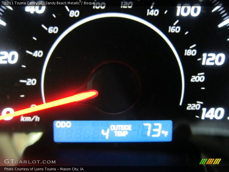 Sandy Beach Metallic / Bisque 2011 Toyota Camry LE