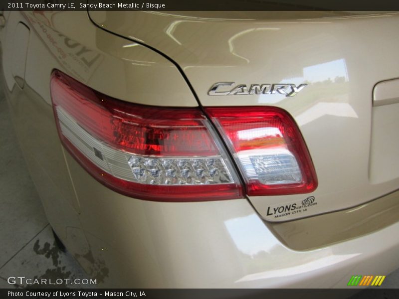 Sandy Beach Metallic / Bisque 2011 Toyota Camry LE