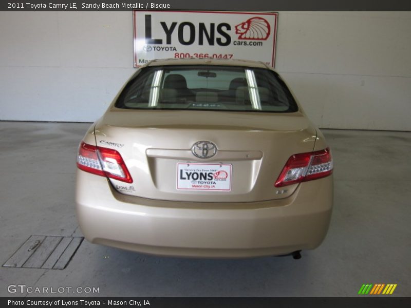 Sandy Beach Metallic / Bisque 2011 Toyota Camry LE