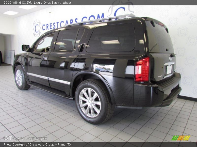 Liquid Onyx Black / Wheat 2010 Infiniti QX 56
