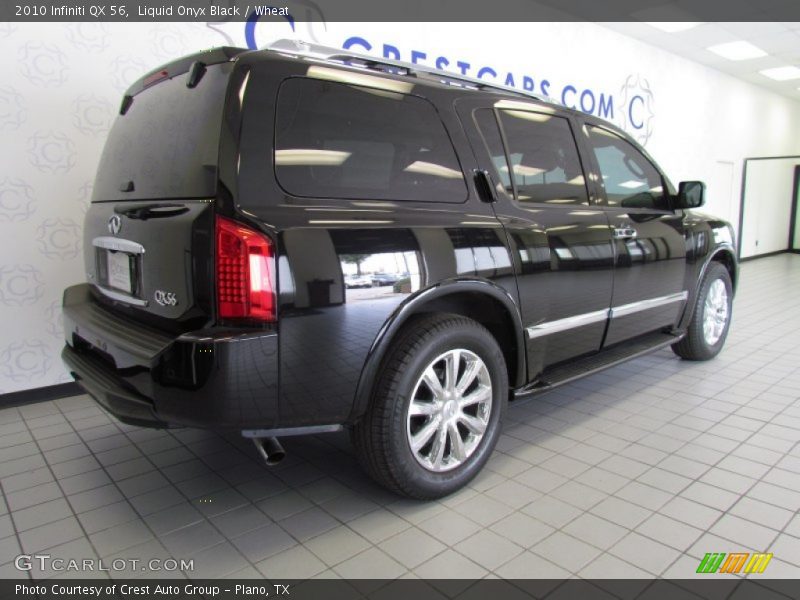 Liquid Onyx Black / Wheat 2010 Infiniti QX 56