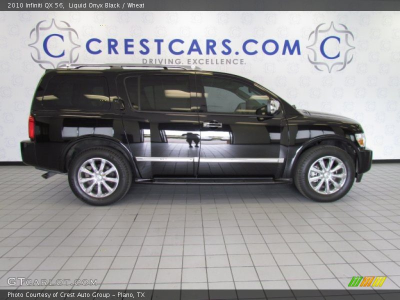 Liquid Onyx Black / Wheat 2010 Infiniti QX 56
