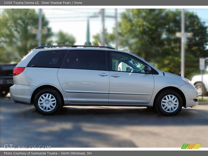 Silver Shadow Pearl / Stone 2009 Toyota Sienna LE