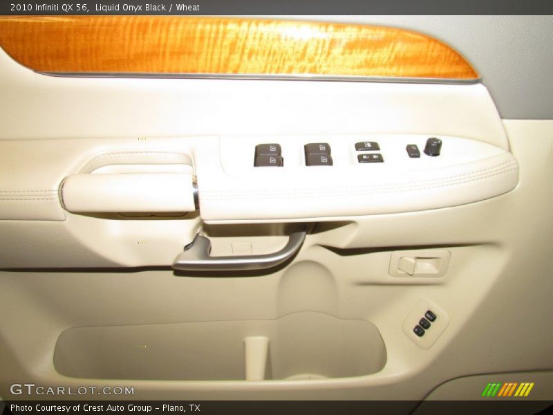 Liquid Onyx Black / Wheat 2010 Infiniti QX 56