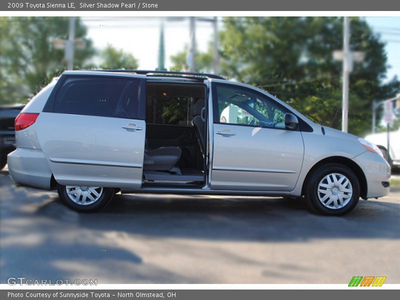 Silver Shadow Pearl / Stone 2009 Toyota Sienna LE