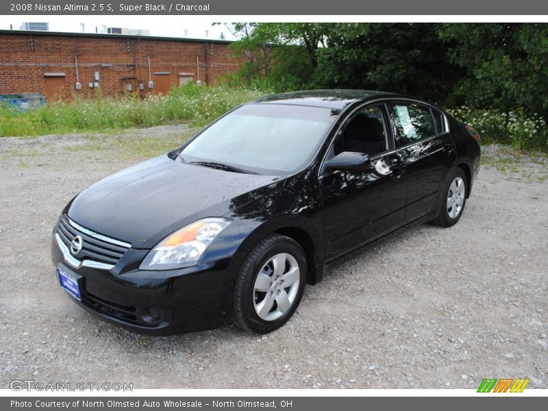 Super Black / Charcoal 2008 Nissan Altima 2.5 S
