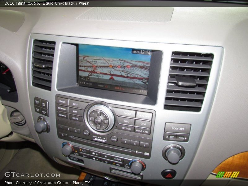 Liquid Onyx Black / Wheat 2010 Infiniti QX 56
