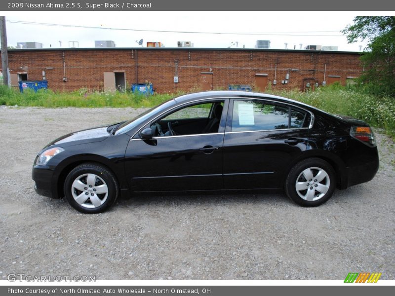 Super Black / Charcoal 2008 Nissan Altima 2.5 S