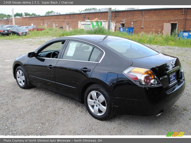 Super Black / Charcoal 2008 Nissan Altima 2.5 S