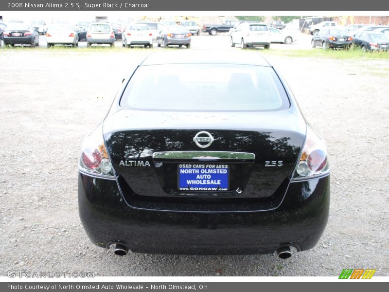 Super Black / Charcoal 2008 Nissan Altima 2.5 S