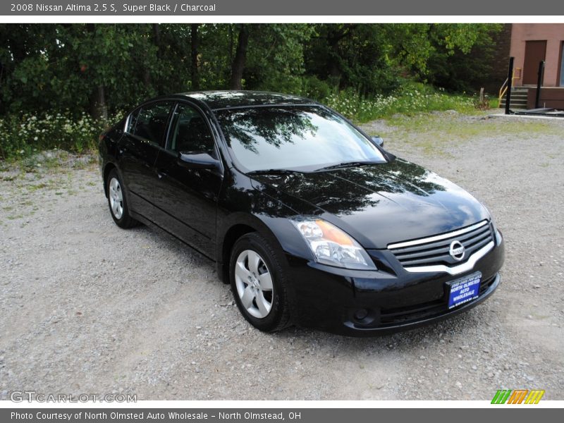 Super Black / Charcoal 2008 Nissan Altima 2.5 S