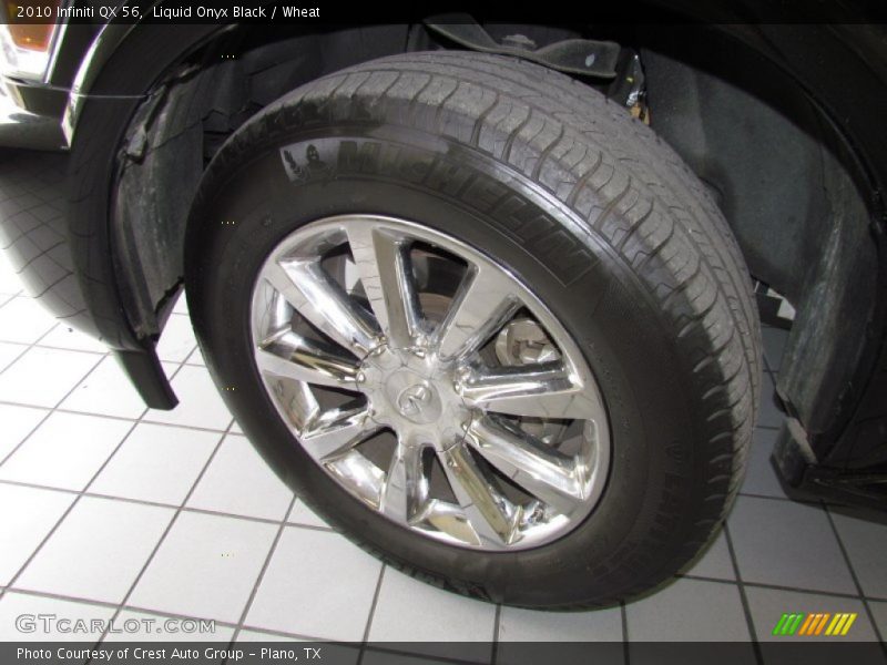 Liquid Onyx Black / Wheat 2010 Infiniti QX 56