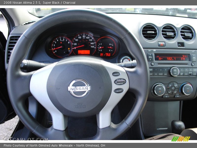 Super Black / Charcoal 2008 Nissan Altima 2.5 S