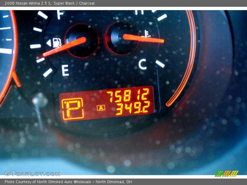 Super Black / Charcoal 2008 Nissan Altima 2.5 S