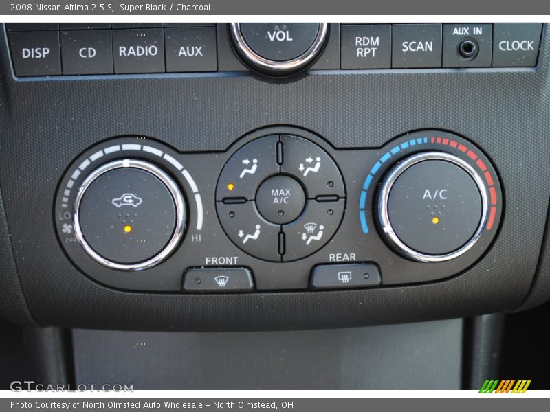 Super Black / Charcoal 2008 Nissan Altima 2.5 S