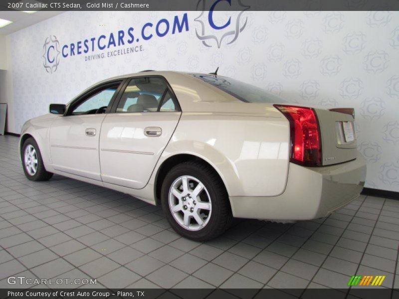 Gold Mist / Cashmere 2007 Cadillac CTS Sedan