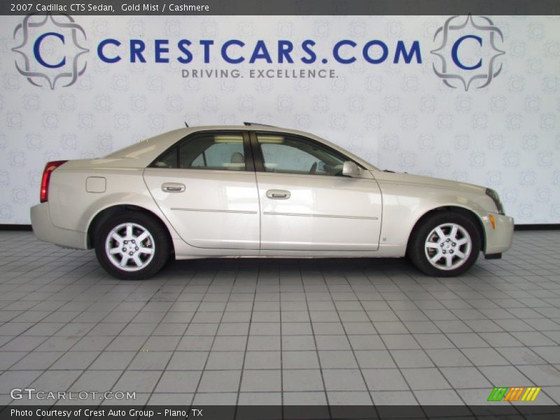 Gold Mist / Cashmere 2007 Cadillac CTS Sedan