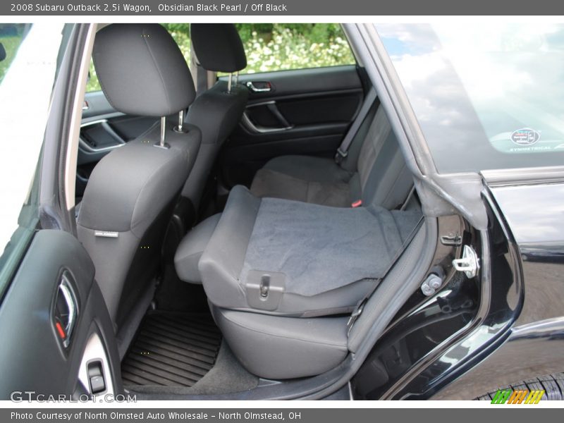 Obsidian Black Pearl / Off Black 2008 Subaru Outback 2.5i Wagon