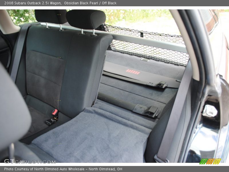 Obsidian Black Pearl / Off Black 2008 Subaru Outback 2.5i Wagon