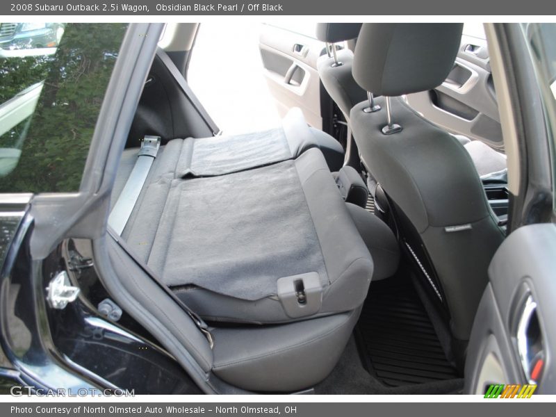 Obsidian Black Pearl / Off Black 2008 Subaru Outback 2.5i Wagon