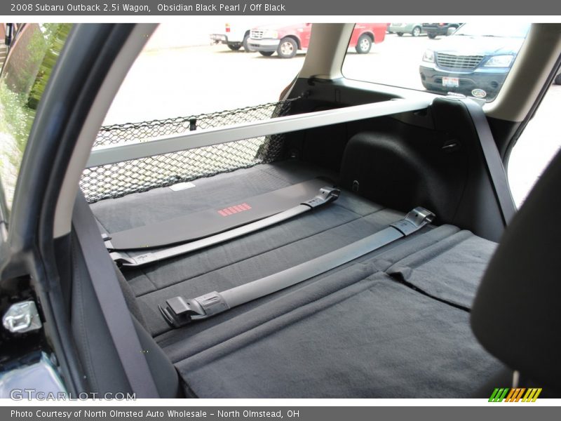 Obsidian Black Pearl / Off Black 2008 Subaru Outback 2.5i Wagon