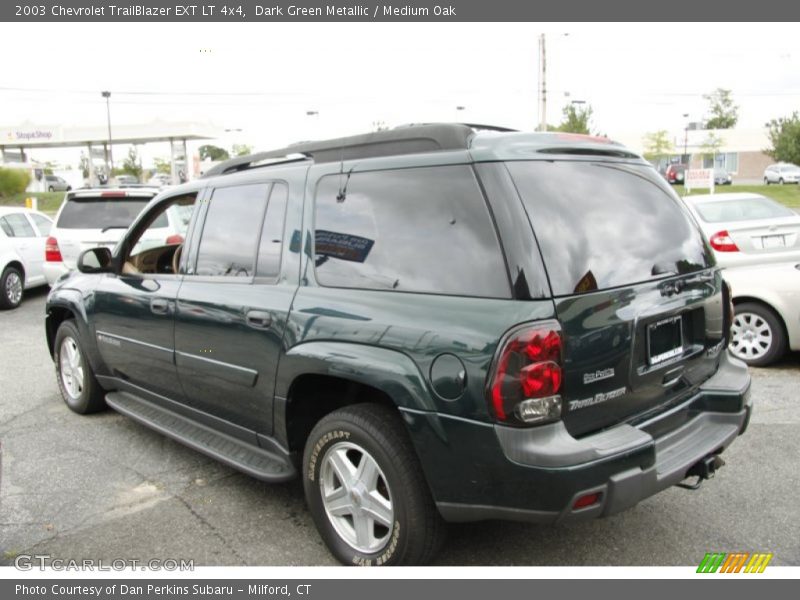 Dark Green Metallic / Medium Oak 2003 Chevrolet TrailBlazer EXT LT 4x4
