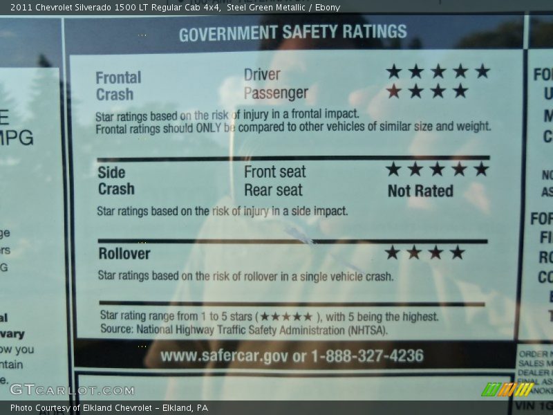 Steel Green Metallic / Ebony 2011 Chevrolet Silverado 1500 LT Regular Cab 4x4