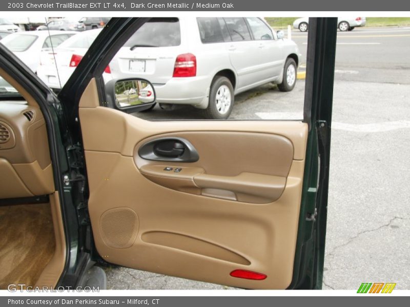 Dark Green Metallic / Medium Oak 2003 Chevrolet TrailBlazer EXT LT 4x4