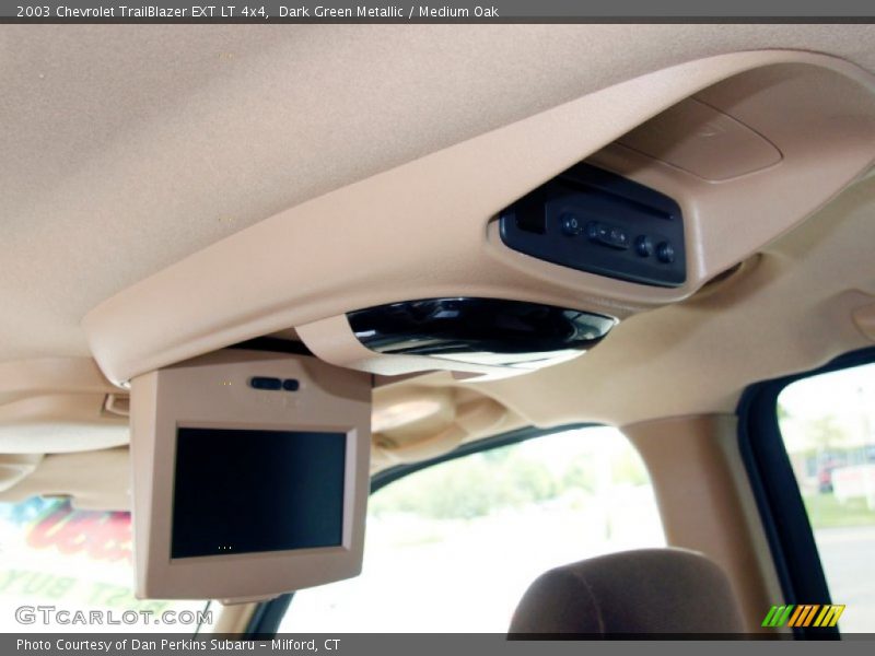 Dark Green Metallic / Medium Oak 2003 Chevrolet TrailBlazer EXT LT 4x4