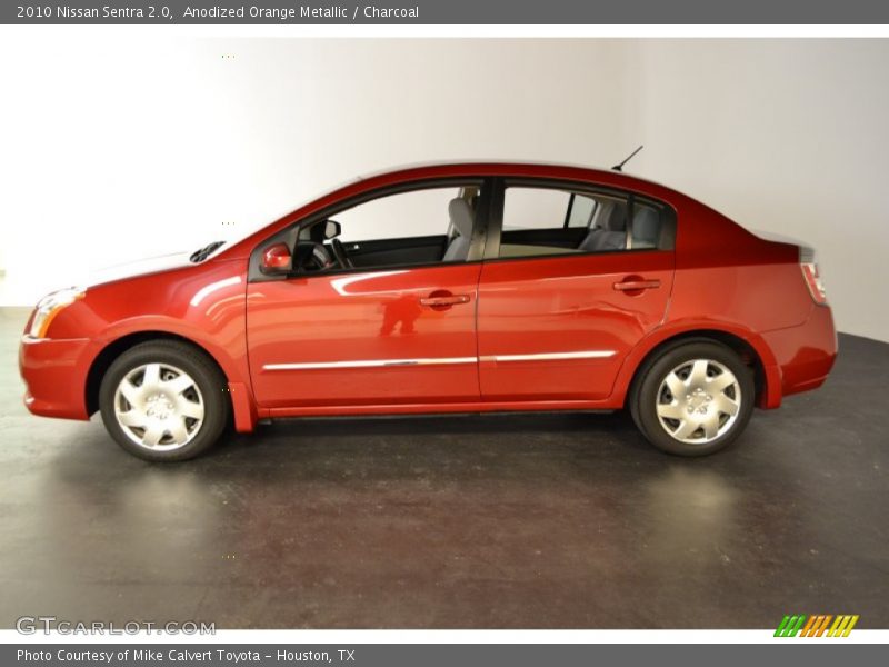 Anodized Orange Metallic / Charcoal 2010 Nissan Sentra 2.0