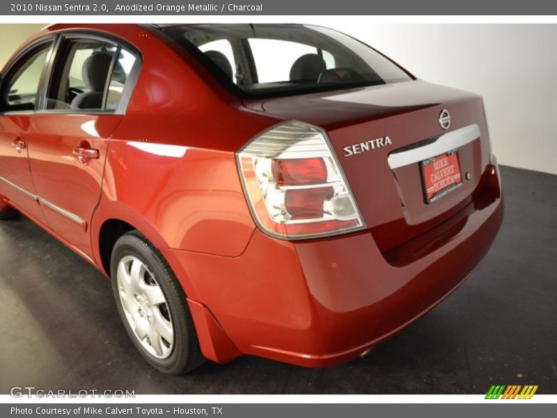 Anodized Orange Metallic / Charcoal 2010 Nissan Sentra 2.0