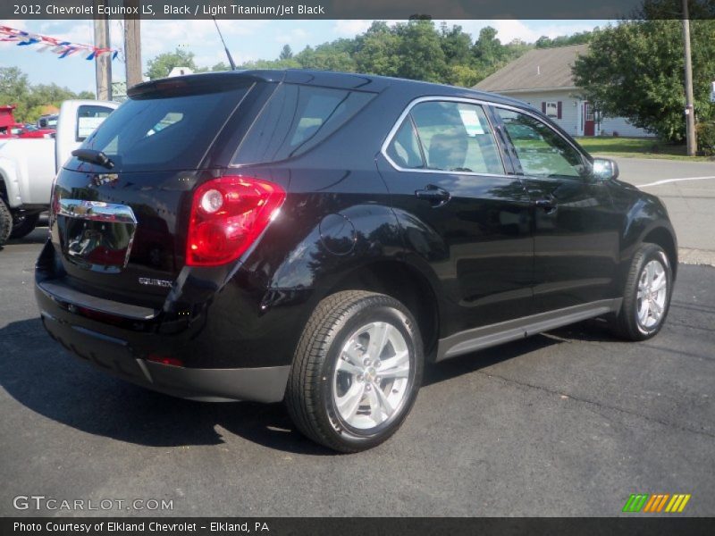 Black / Light Titanium/Jet Black 2012 Chevrolet Equinox LS