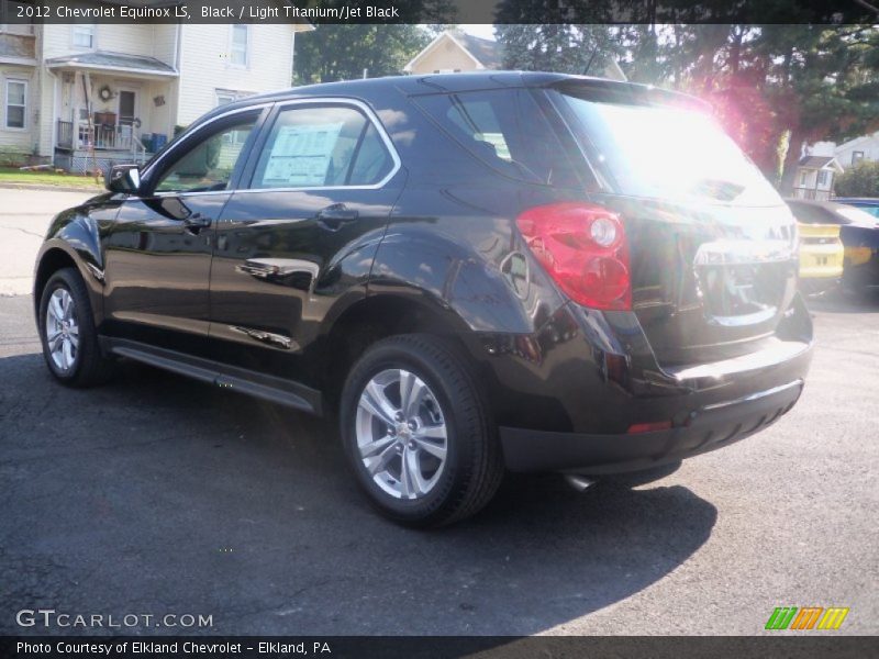 Black / Light Titanium/Jet Black 2012 Chevrolet Equinox LS