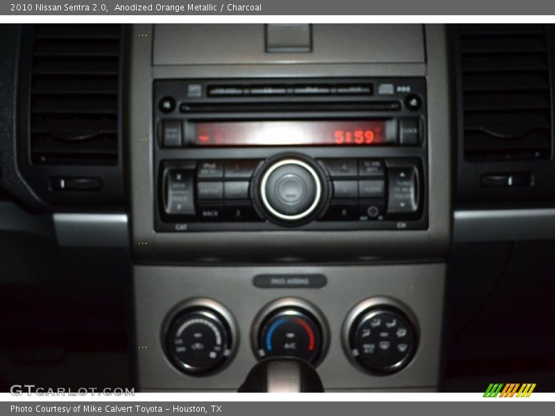 Anodized Orange Metallic / Charcoal 2010 Nissan Sentra 2.0