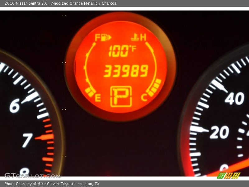 Anodized Orange Metallic / Charcoal 2010 Nissan Sentra 2.0